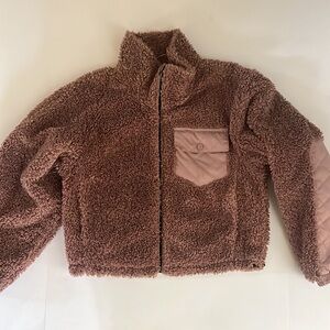 Garage brown Sherpa jacket